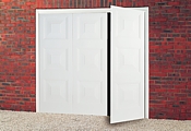 steel side hinged garage doors